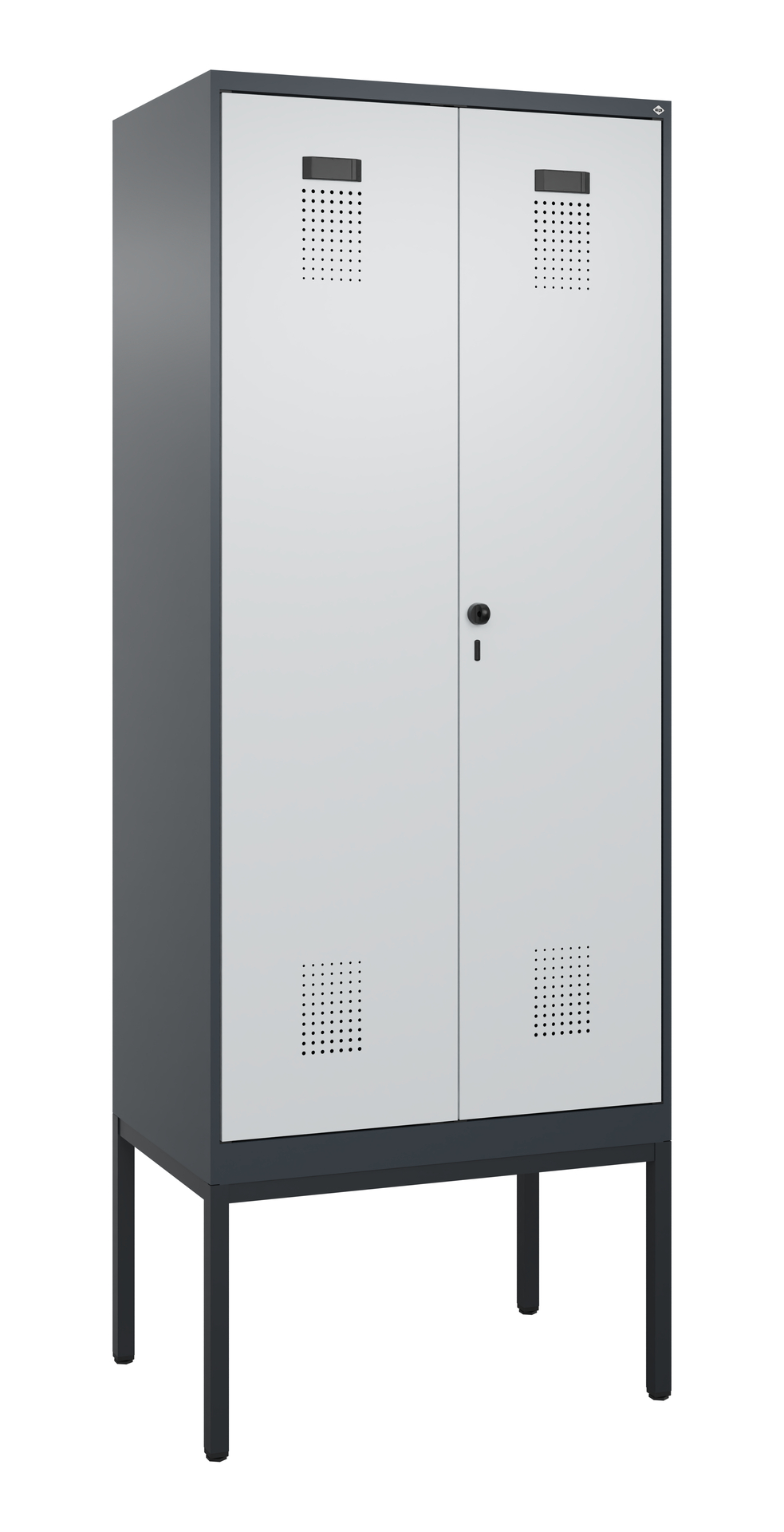 C+P PSA Doppel-Spind Evolo PLUS, Gestell, 2 Abteil