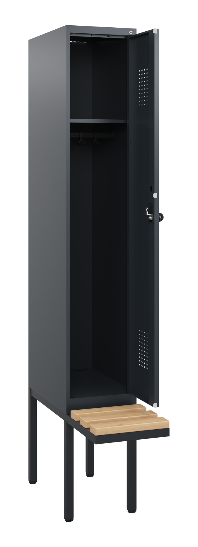 C+P Spind Evolo PLUS, Bank, 1 Abteil, 1950x300x815