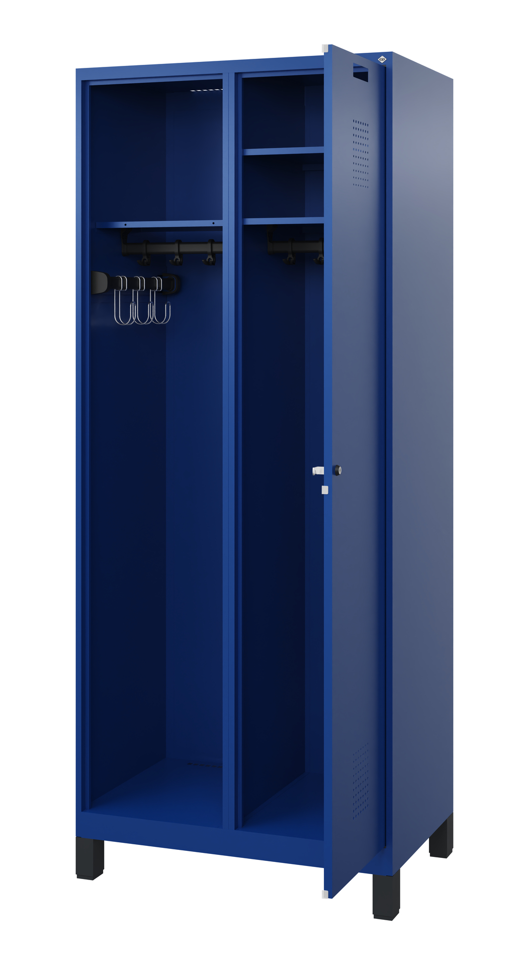 C+P Feuerwehrspind Kombi, 1 Abteil, 1850x800x500mm