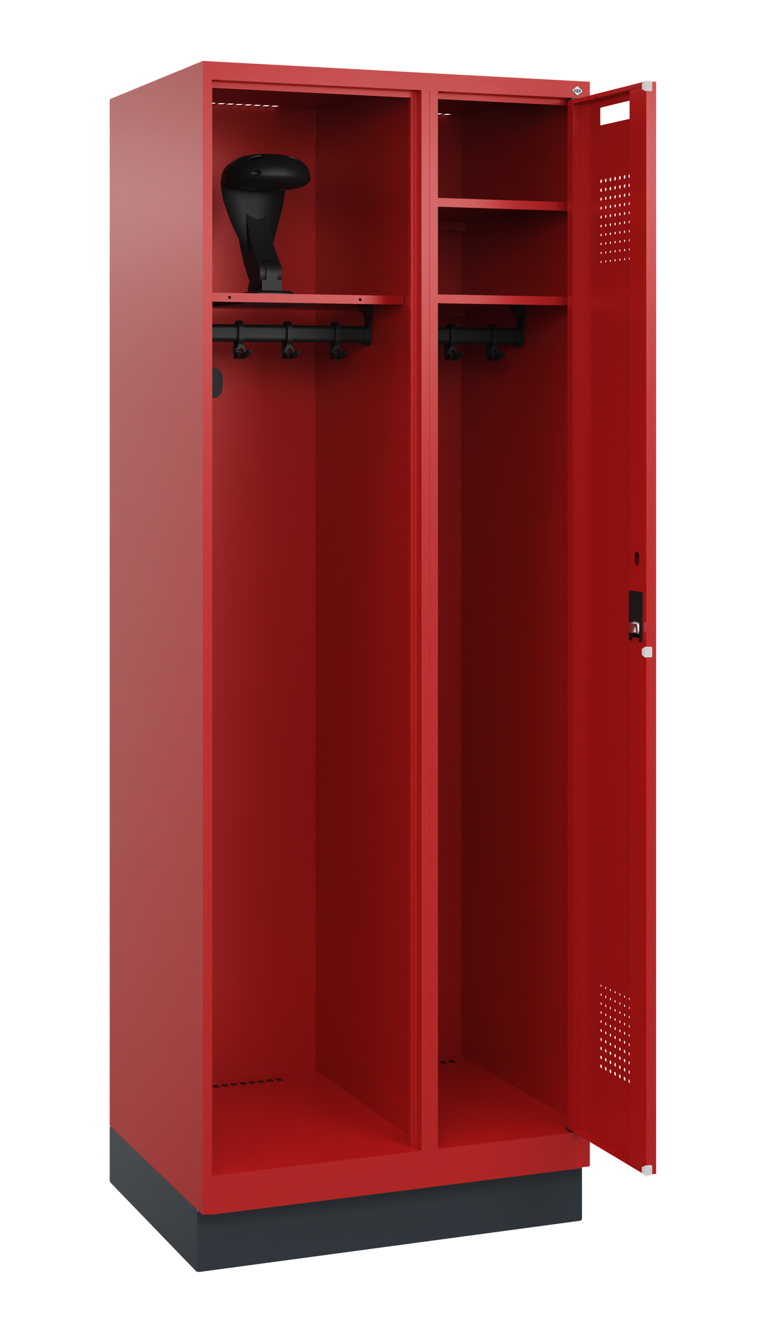 C+P Feuerwehrspind Kombi, 1 Abteil, 1850x700x500mm