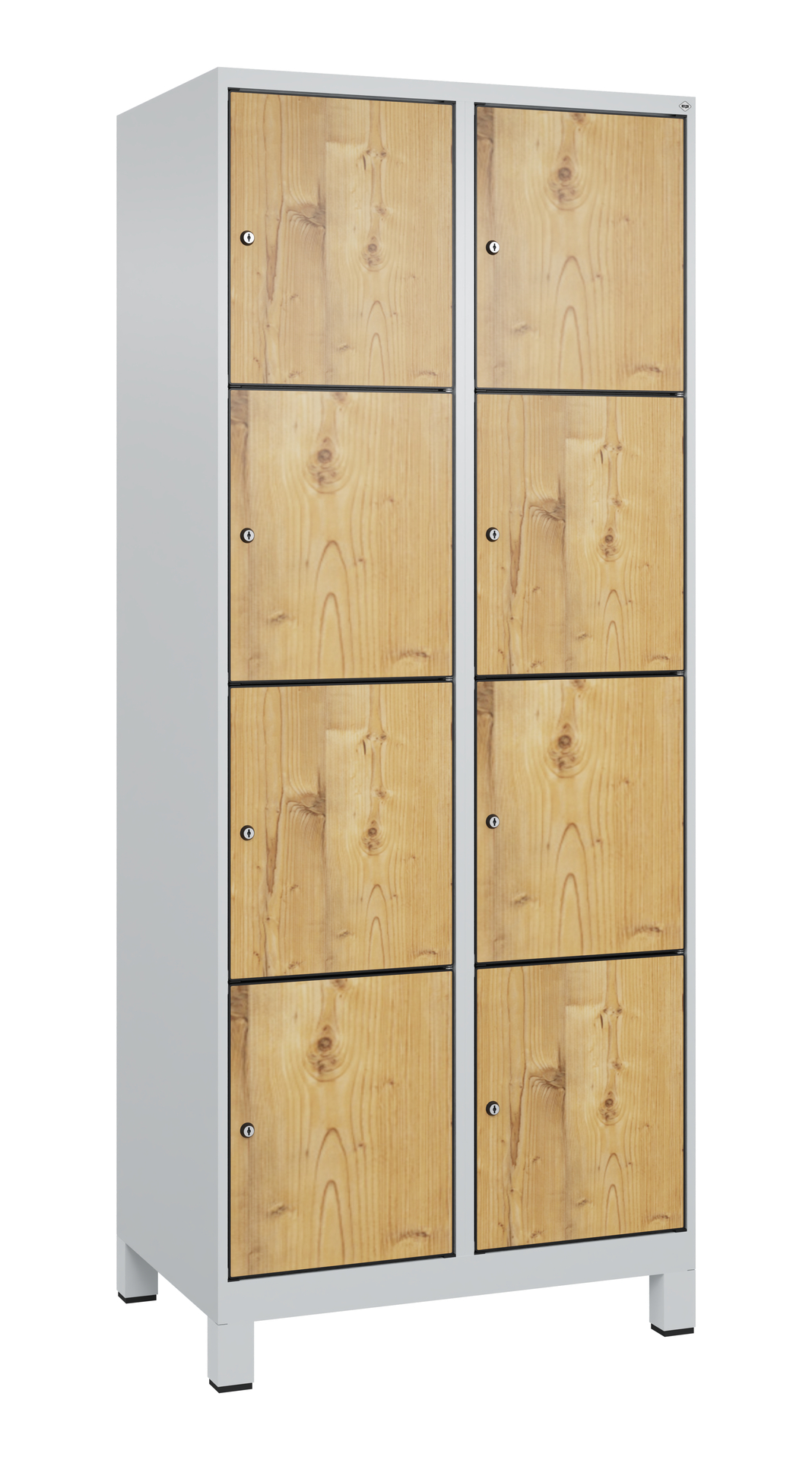 C+P Schlie�fachschrank Evolo PLUS, F��e, 8 F�cher, 1950x800x500mm