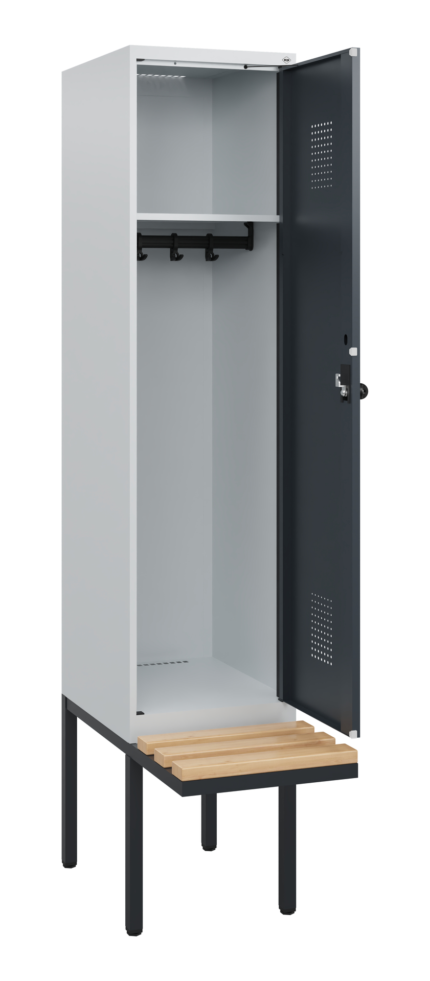 C+P Spind Evolo PLUS, Bank, 1 Abteil, 1950x400x815