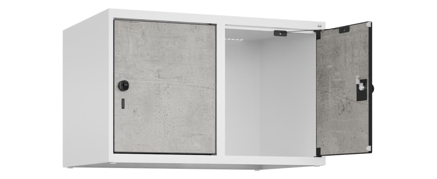 C+P Aufsatzschrank Evolo PLUS, 2 Abteile, 500x800x500mm