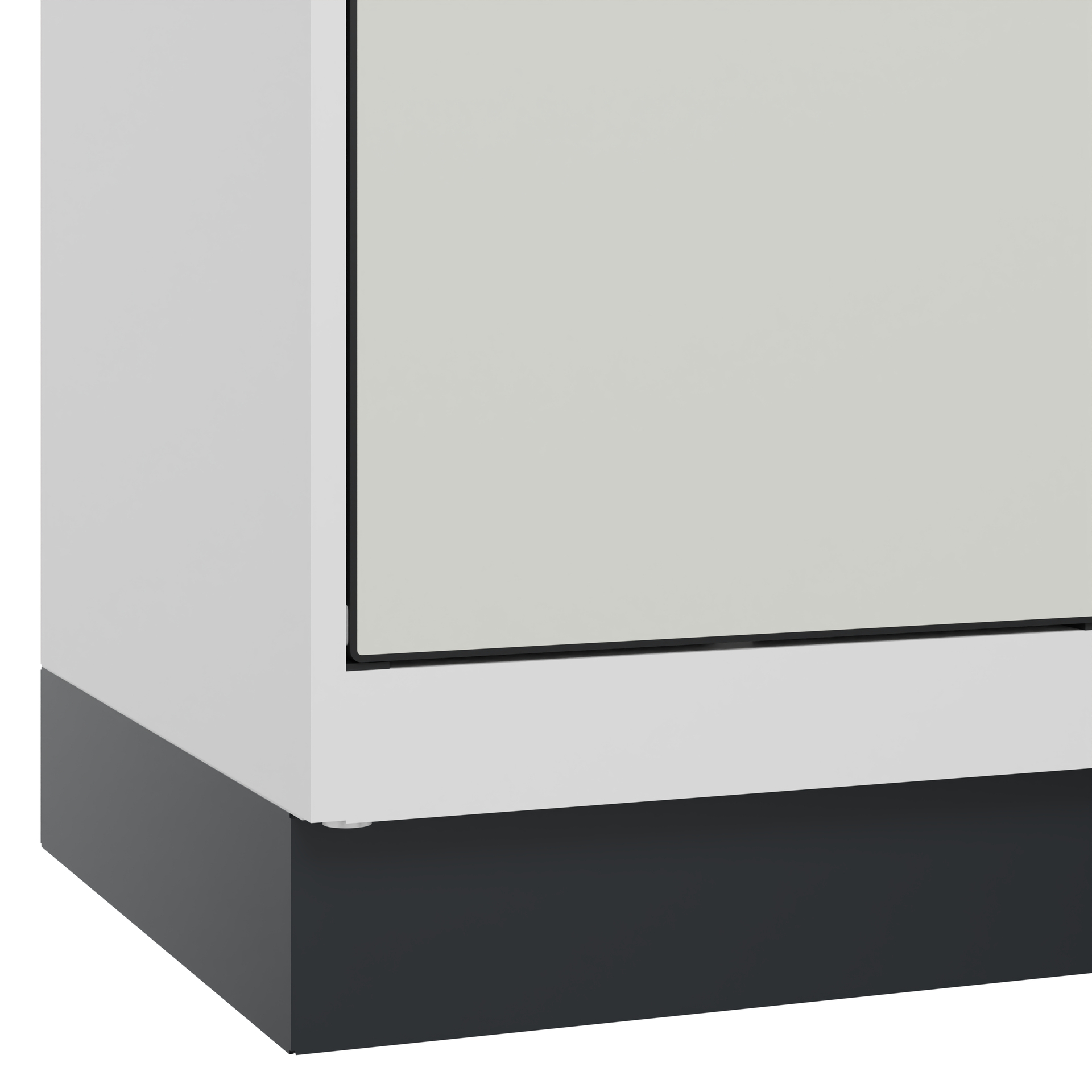 C+P Schlie�fachschrank Evolo PLUS, Sockel, 4 F�cher, 1950x400x500mm