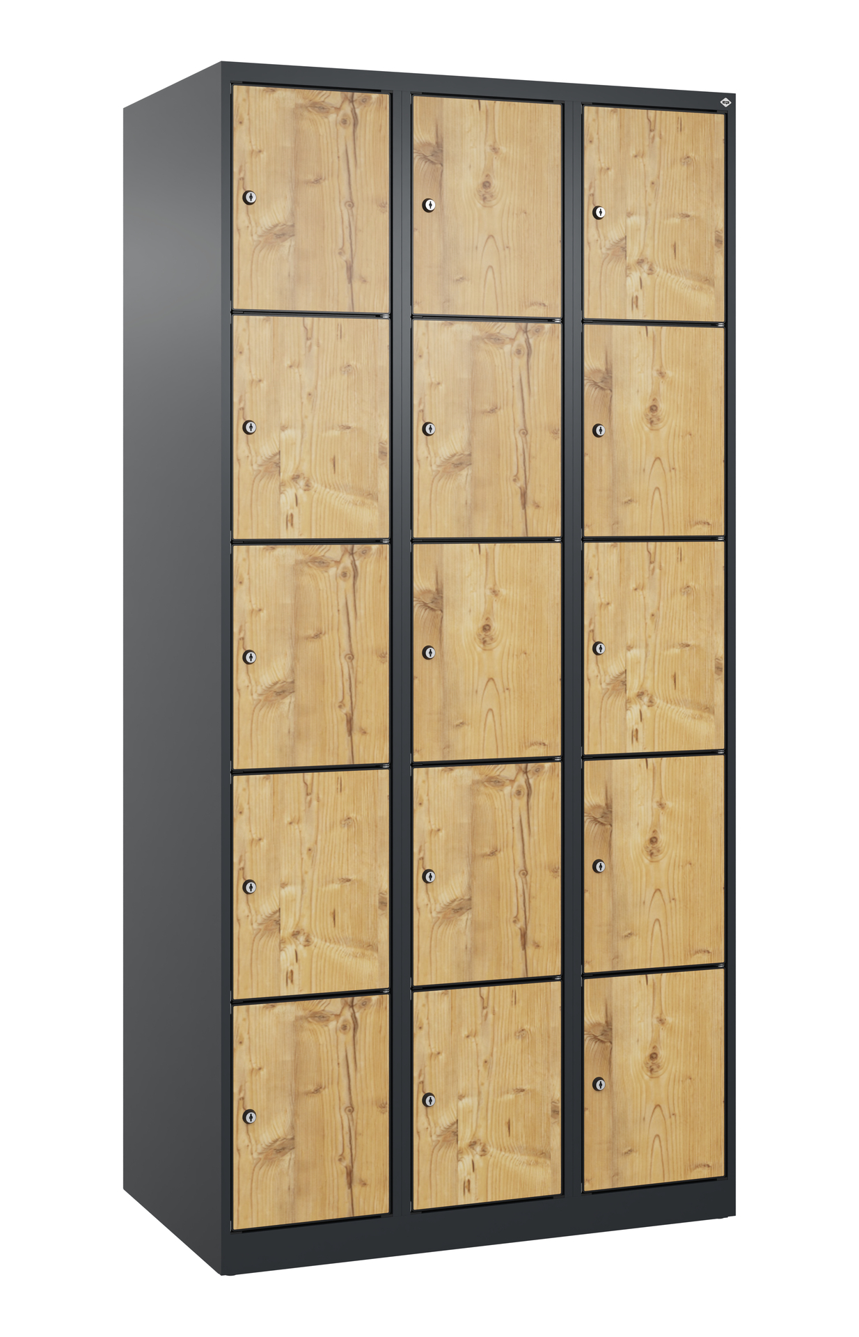C+P Schlie�fachschrank Evolo PLUS, 15 F�cher, 1850x900x500mm