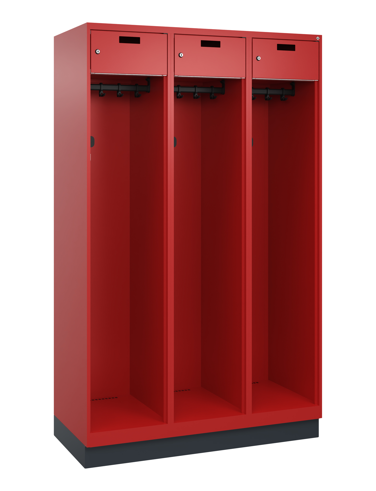 C+P Feuerwehrspind Praktus, 3 Abteile, 1850x1200x5