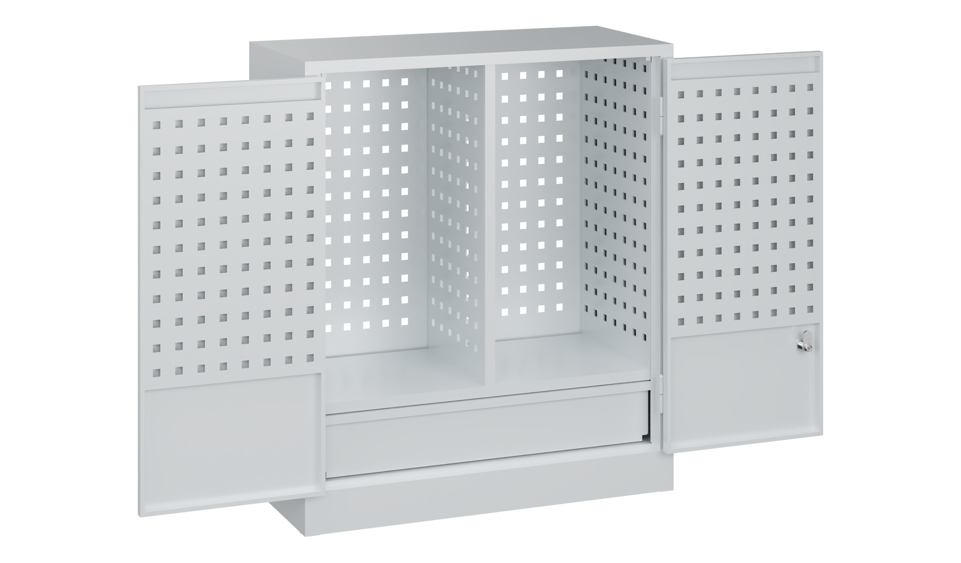 C+P Werkzeugschrank, Farbe: RAL 7035 Lichtgrau Basis, 800x700x300mm