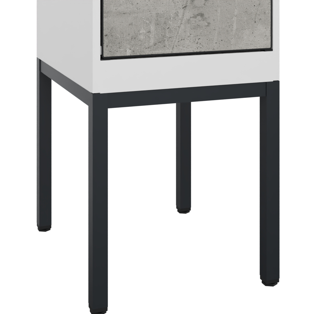 C+P Spind Evolo PLUS, Gestell, 2 Abteile, 2120x800x500mm
