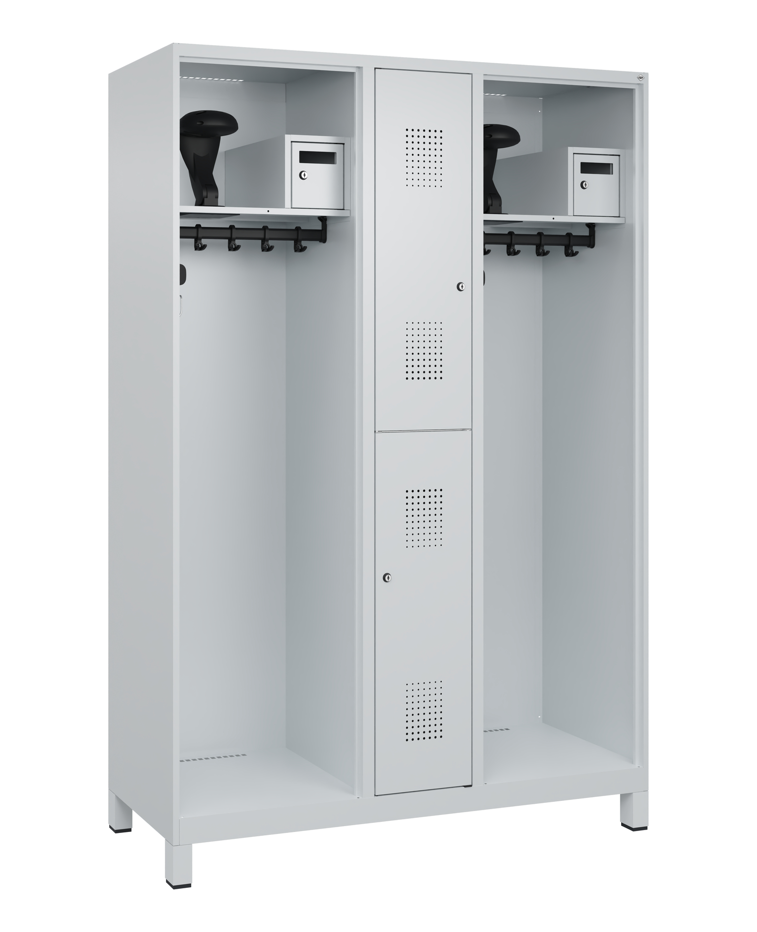 C+P Feuerwehrspind Maxi, 2 Fächer, 1850x1300x500mm
