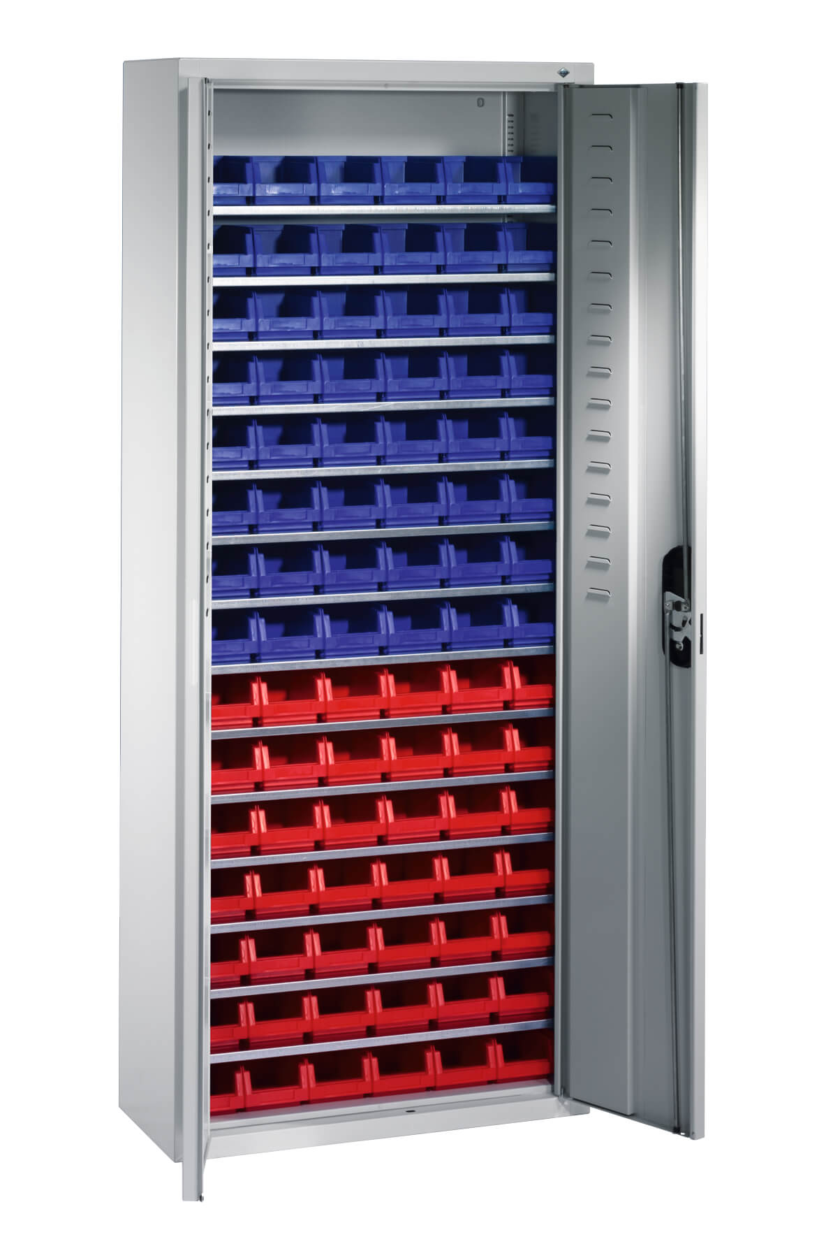 C+P Magazinschrank Serie 13, 1690x700x300mm, 7035/7035