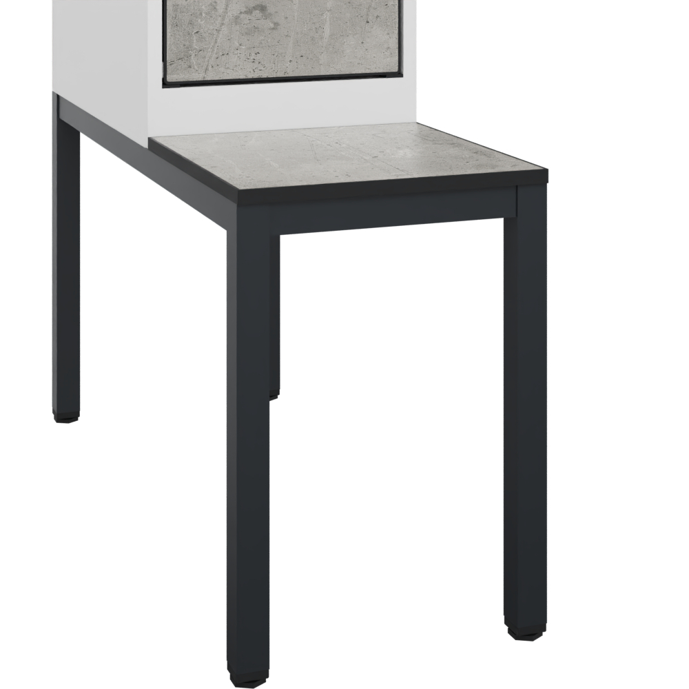 C+P Z-Spind Evolo PLUS, Bank, 2 F�cher, 2120x300x815mm