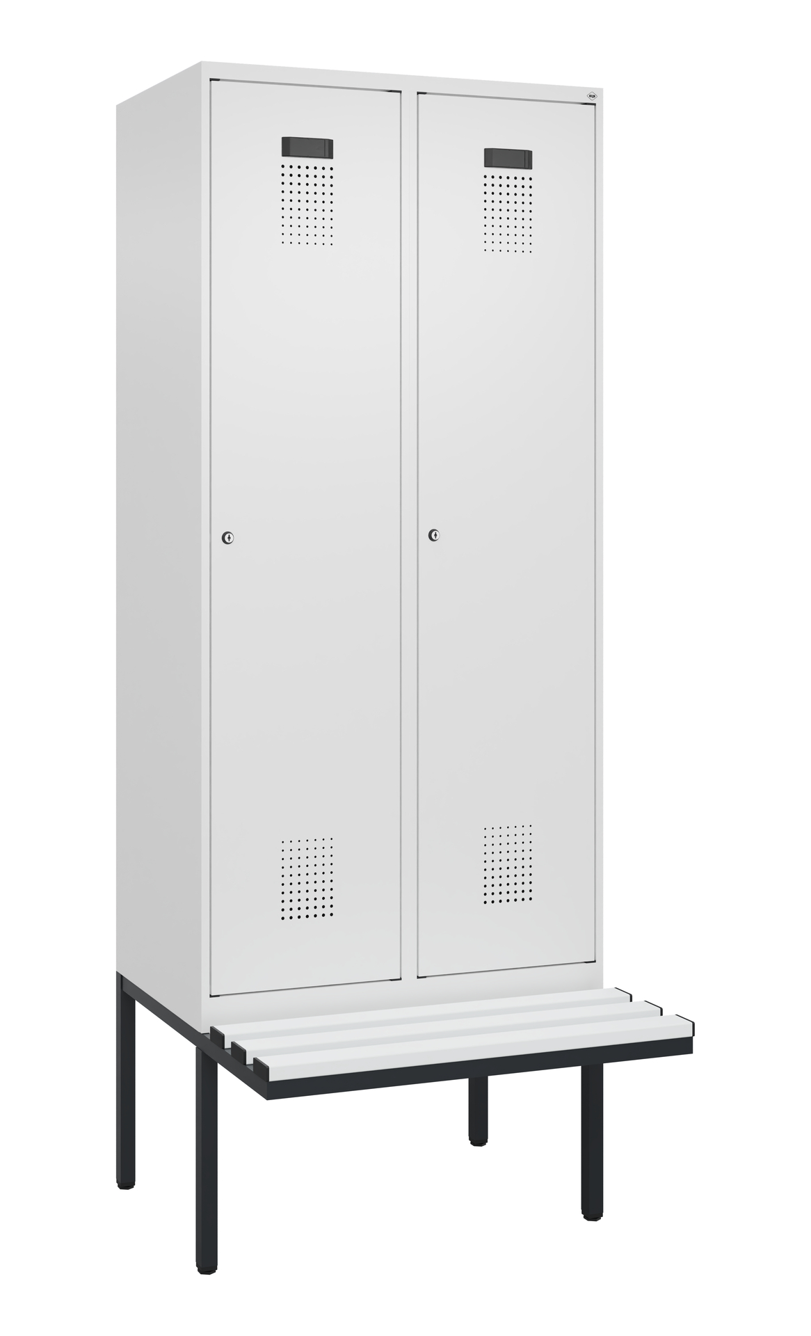 C+P Spind Evolo PLUS, Bank, 2 Abteile, 2120x800x81