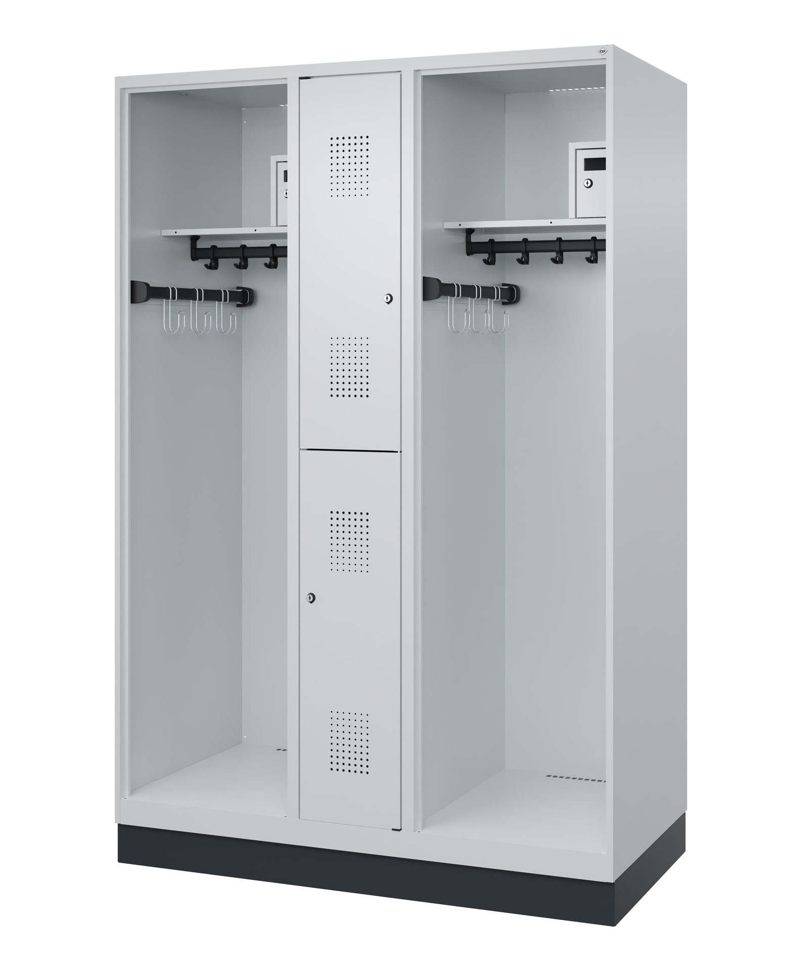C+P Feuerwehrspind Maxi, 2 Fächer, 1850x1300x600mm