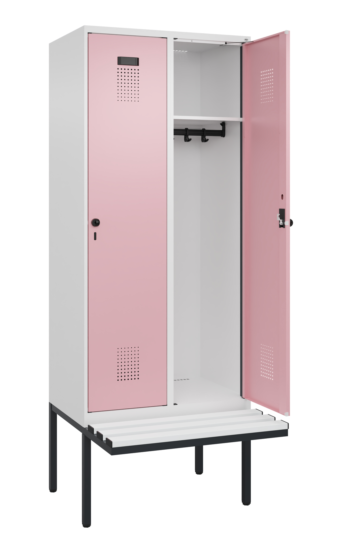 C+P Spind Evolo PLUS, Bank, 2 Abteile, 2120x800x81