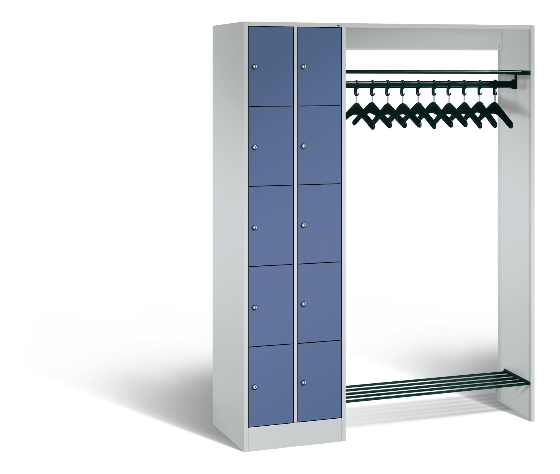 C+P Offene Garderobe, H1950xB1410xT480mm