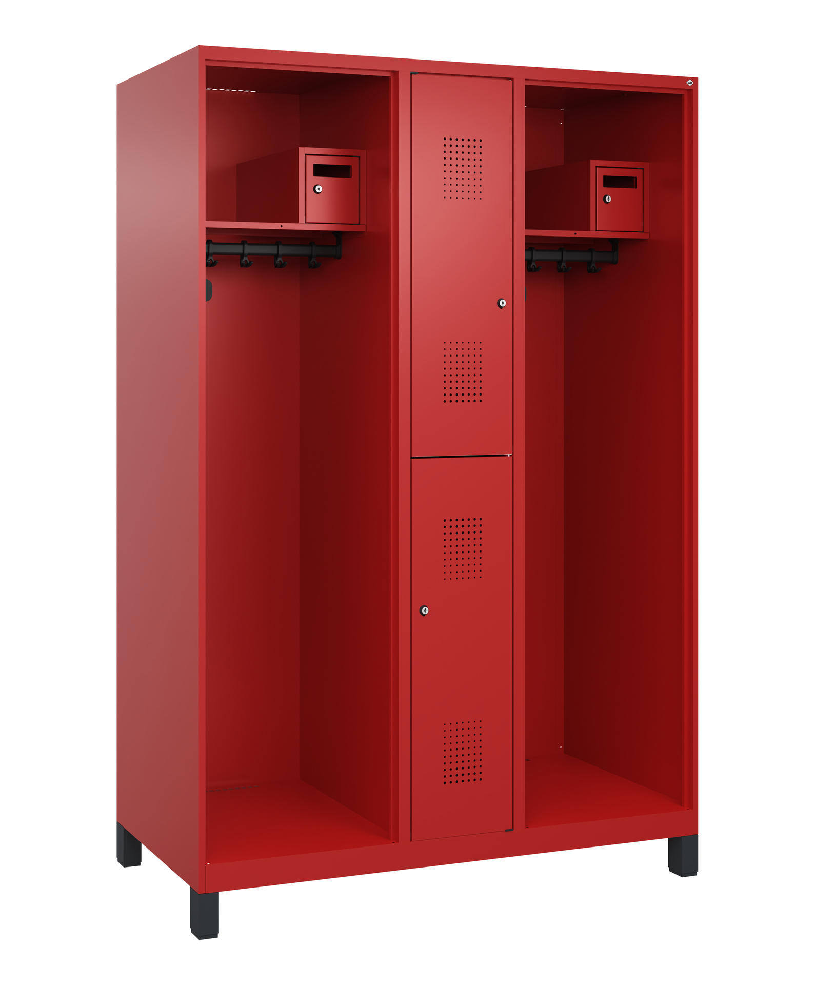 C+P Feuerwehrspind Maxi, 2 Fächer, 1850x1300x600mm