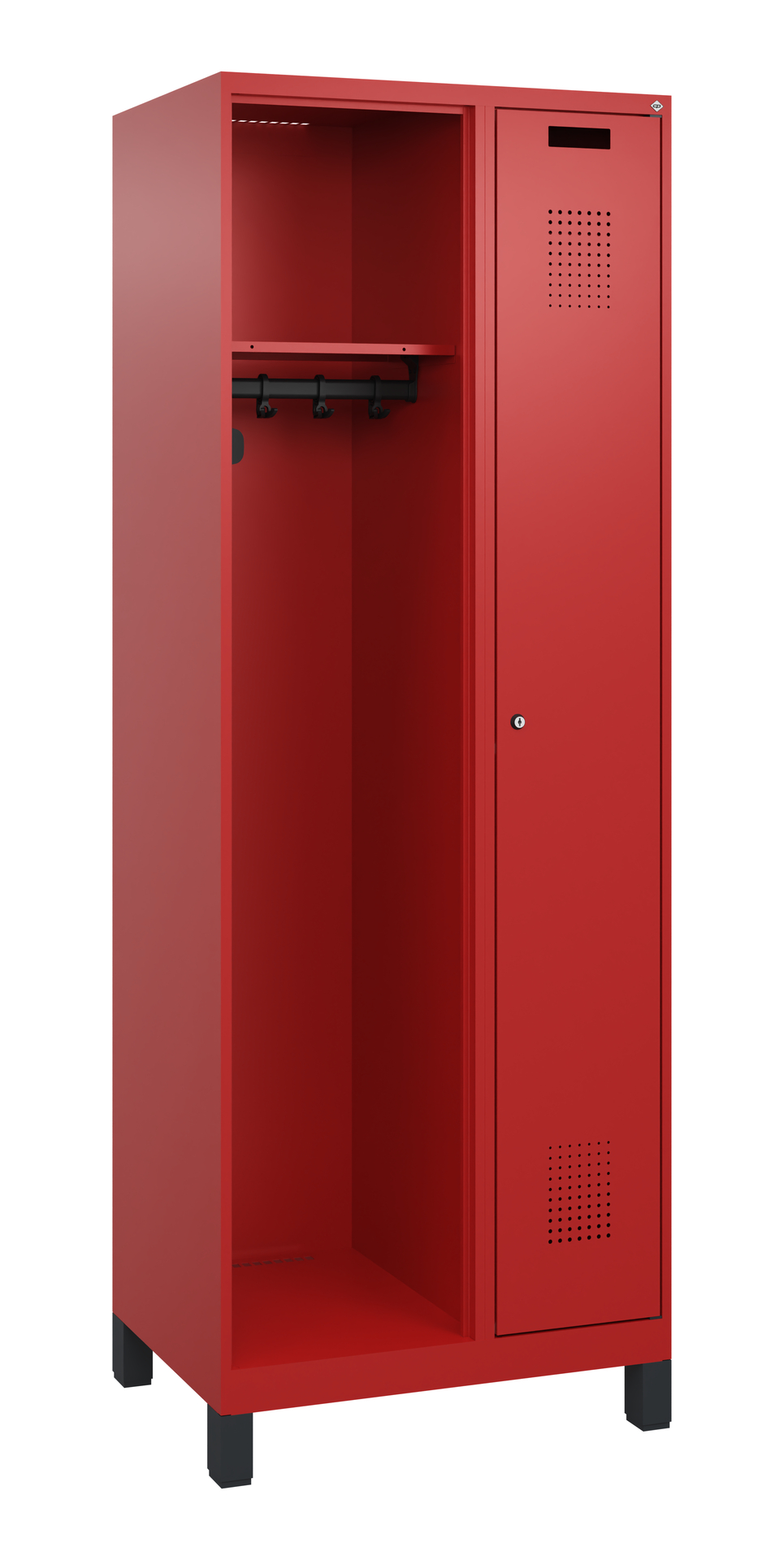 C+P Feuerwehrspind Kombi, 1 Abteil, 1850x700x500mm