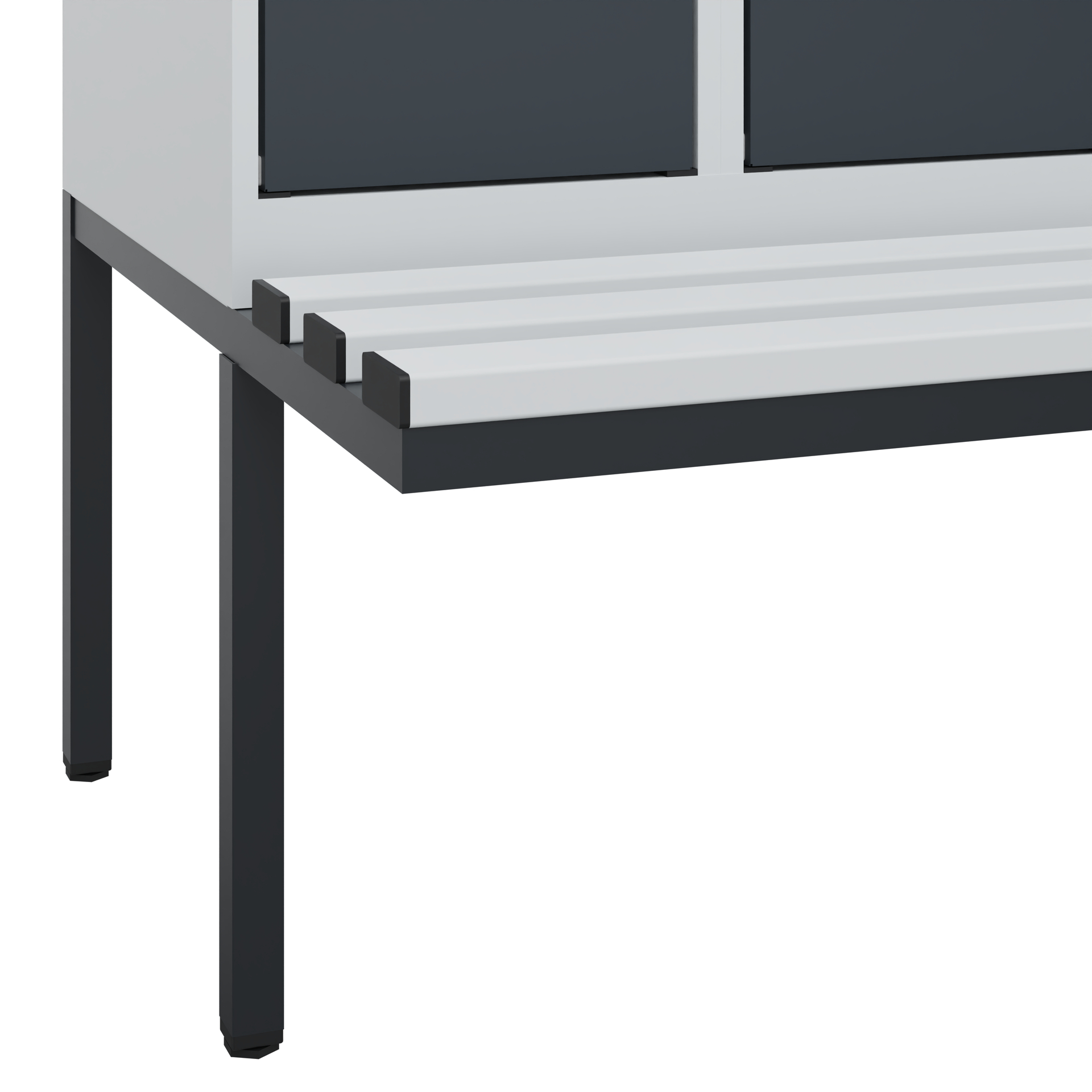 C+P Spind Evolo PLUS, Bank, 3 Abteile, 2120x900x81