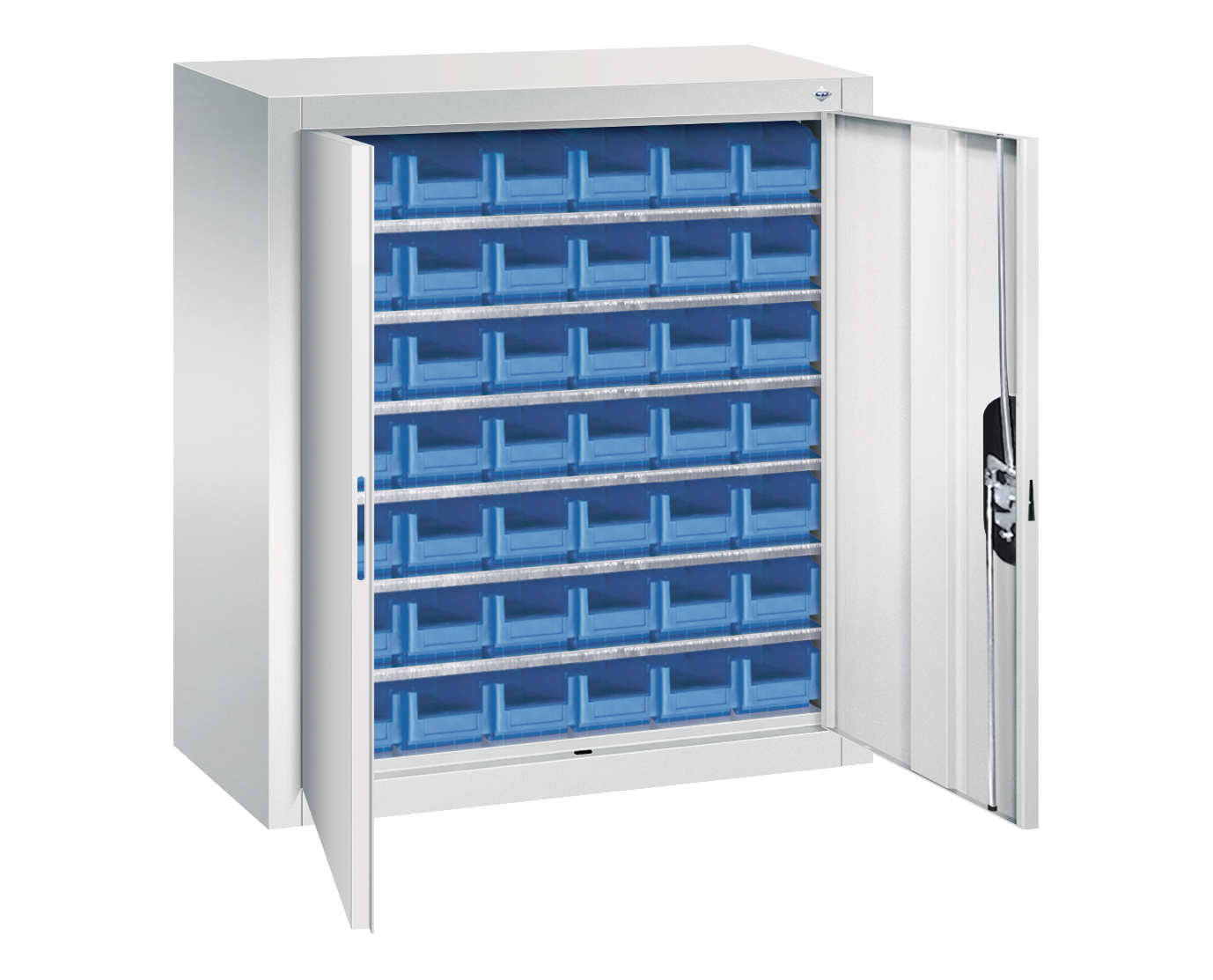 C+P Magazinschrank Serie 13, 830x700x300mm, 7035/7035