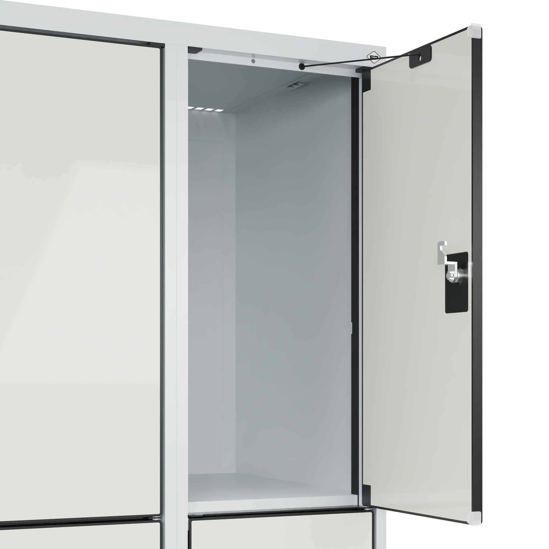C+P Schlie�fachschrank Evolo PLUS, 6 F�cher, 1850x600x500mm