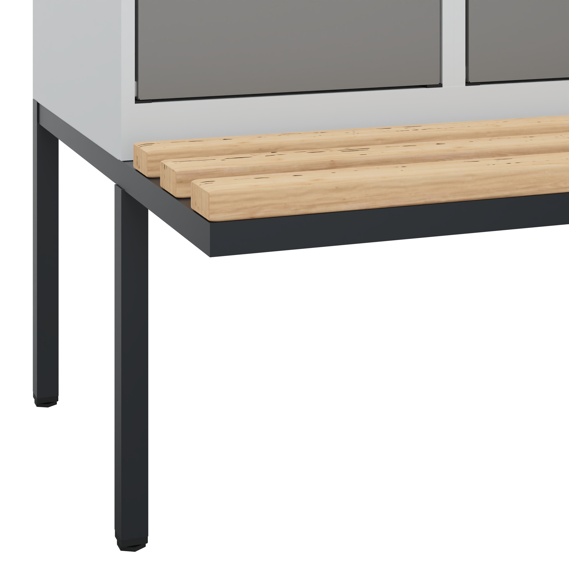 C+P Spind Evolo PLUS, Bank, 2 Abteile, 2120x800x81