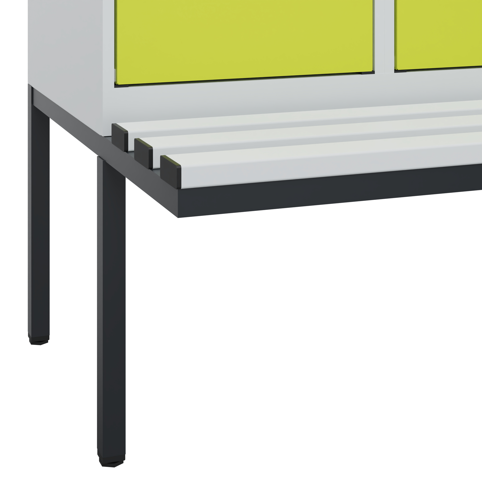 C+P Spind Evolo PLUS, Bank, 2 Abteile, 1950x800x81