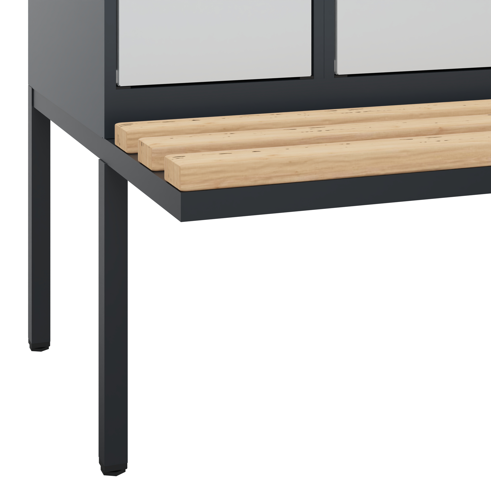 C+P Spind Evolo PLUS, Bank, 2 Abteil, 2120x600x815