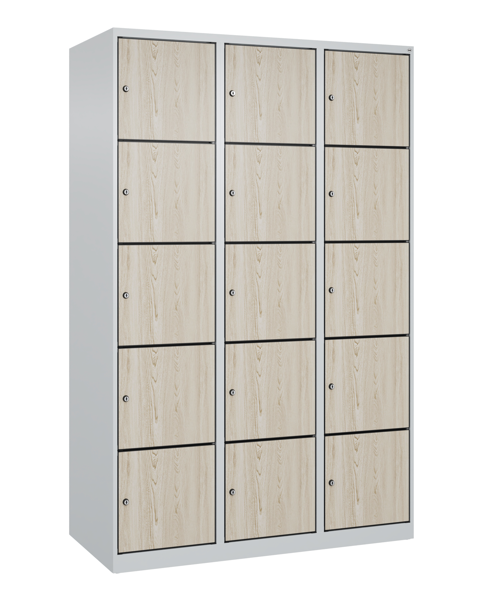 C+P Schlie�fachschrank Evolo PLUS, 15 F�cher, 1850x1200x500mm