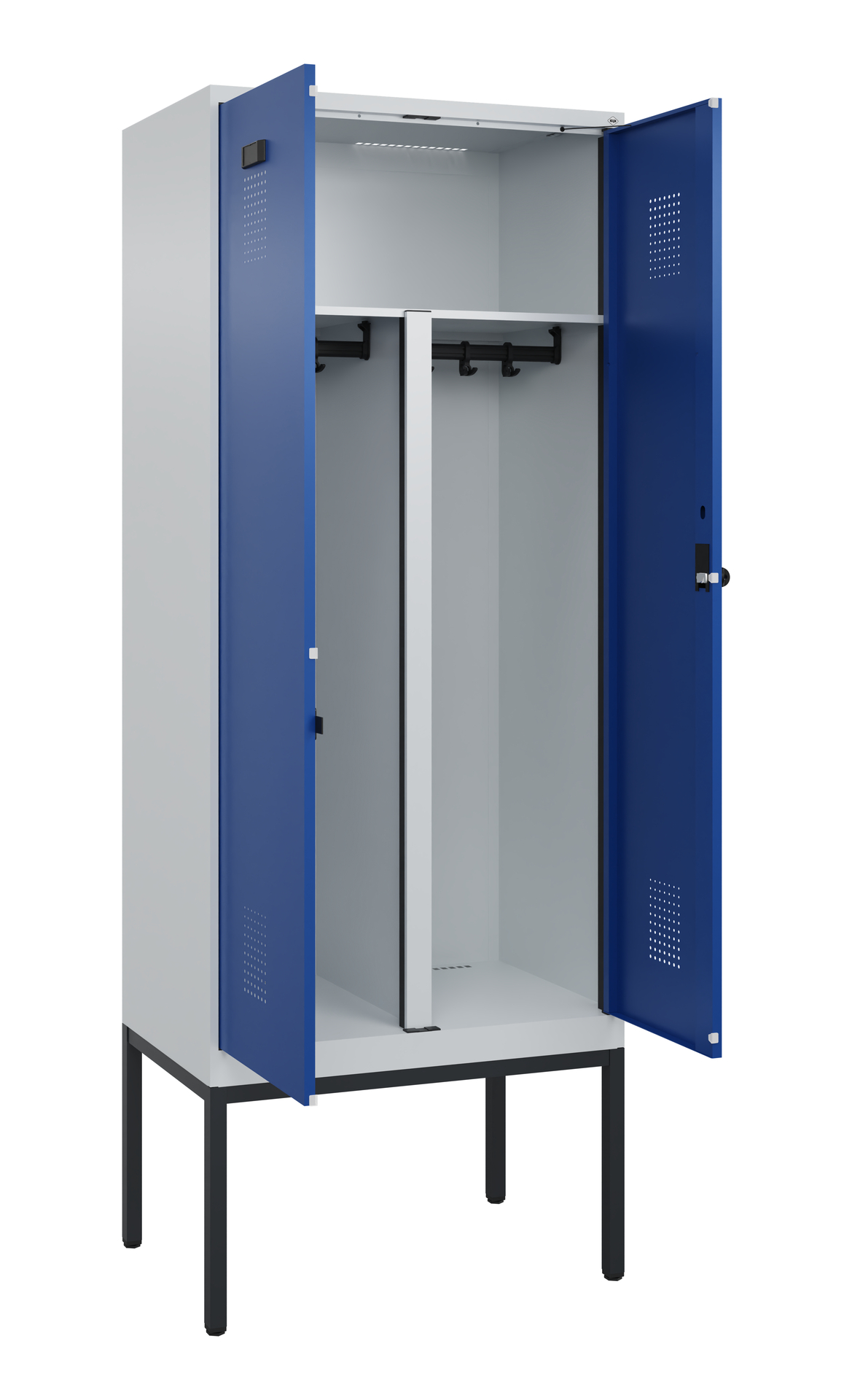 C+P PSA Doppel-Spind Evolo PLUS, Gestell, 2 Abteil