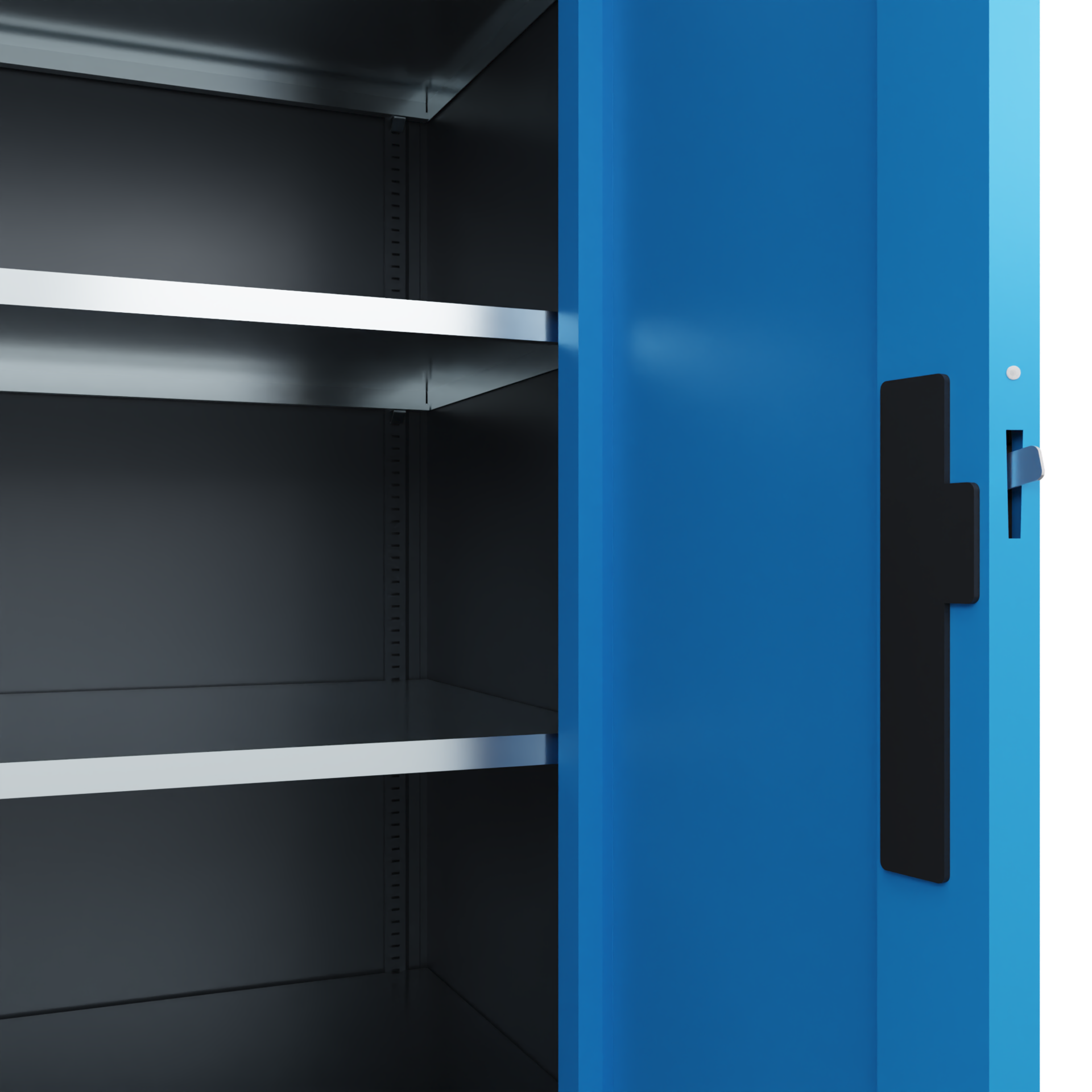C+P Schwerlastschrank, Acurado, 1950x1500x600mm, 7016/5012