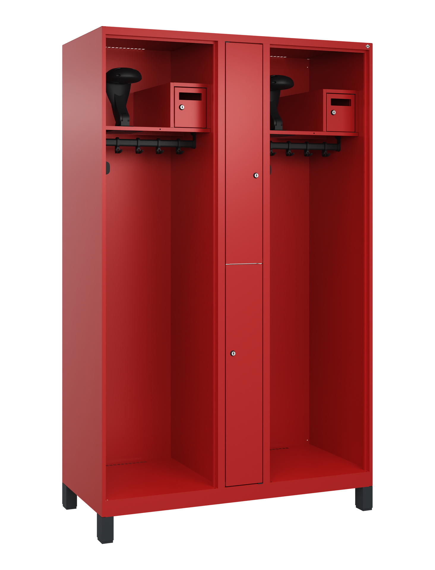 C+P Feuerwehrspind Maxi, 2 Fächer, 1850x1200x500mm