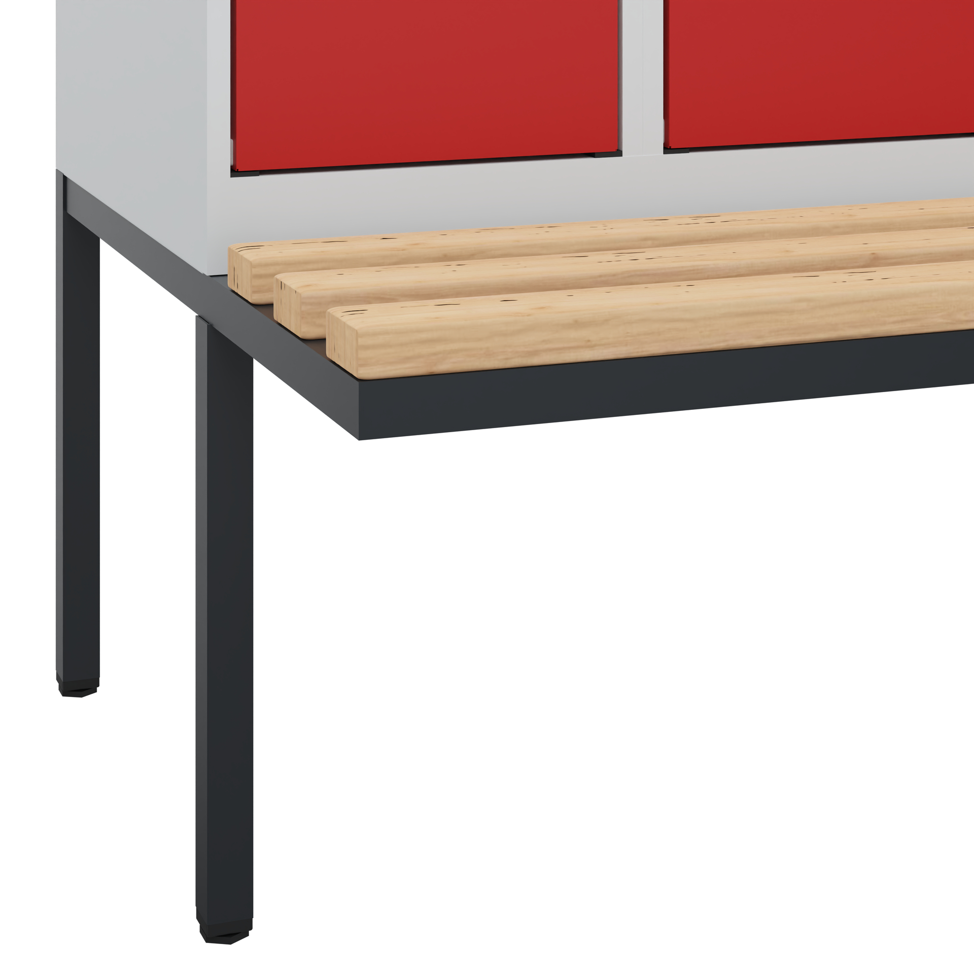 C+P Spind Evolo PLUS, Bank, 4 Abteile, 2120x1200x8