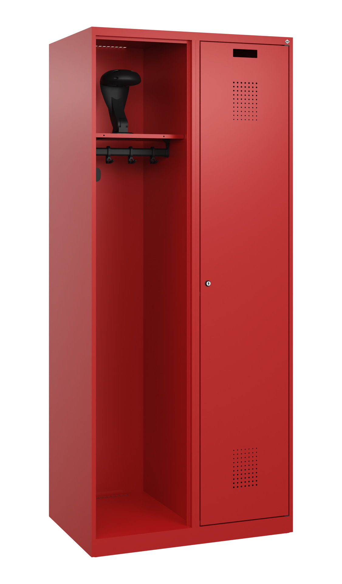 C+P Feuerwehrspind Kombi, 1 Abteil, 1850x800x500mm