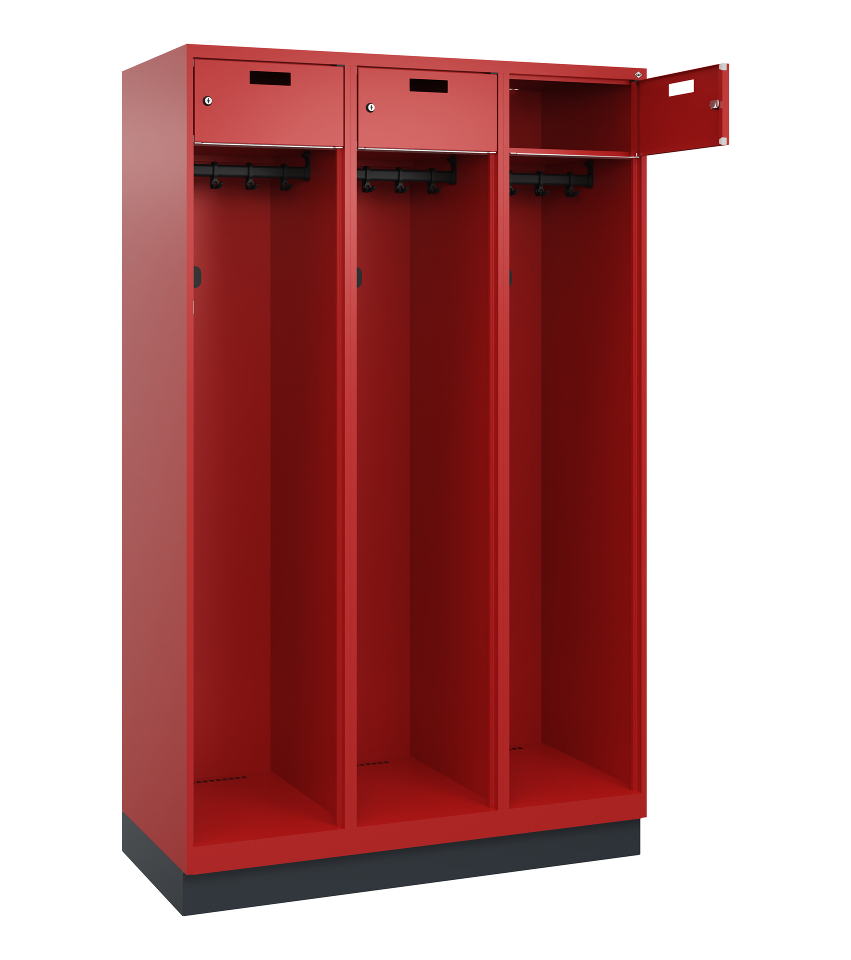 C+P Feuerwehrspind Praktus, 3 Abteile, 1850x1200x5