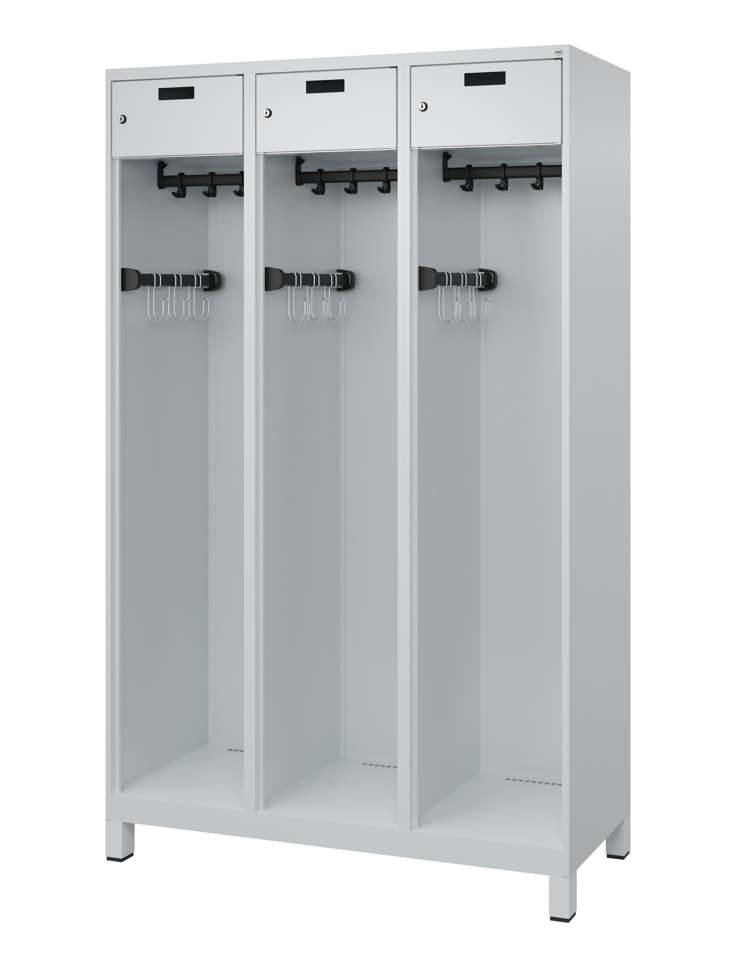 C+P Feuerwehrspind Praktus, 3 Abteile, 1850x1200x5