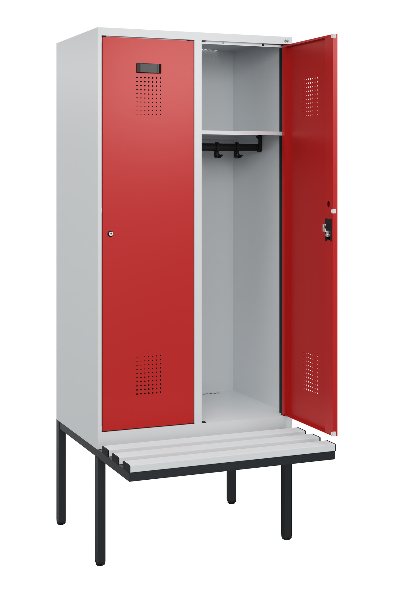 C+P Spind Evolo PLUS, Bank, 2 Abteile, 1950x800x81