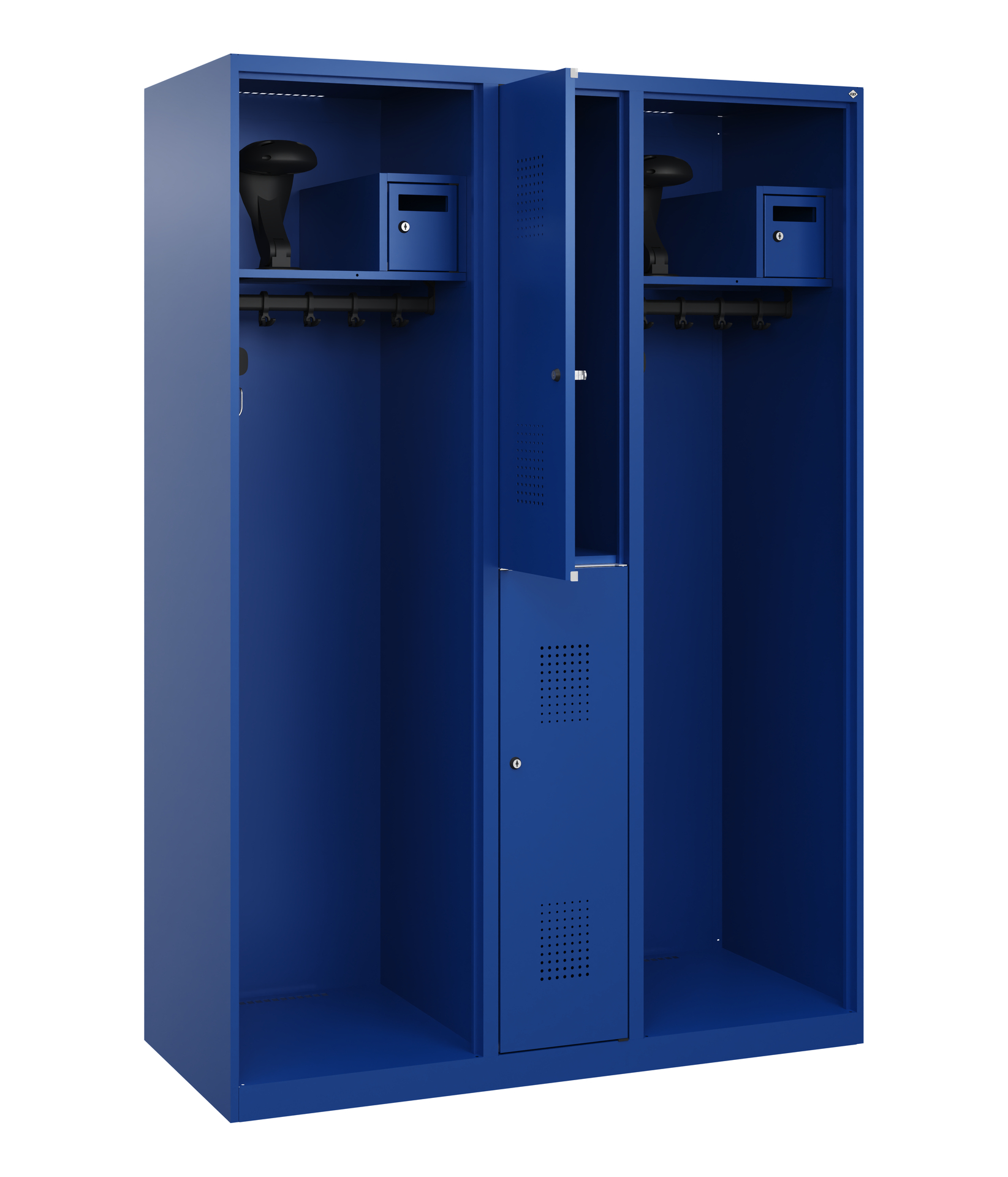 C+P Feuerwehrspind Maxi, 2 Fächer, 1850x1300x500mm