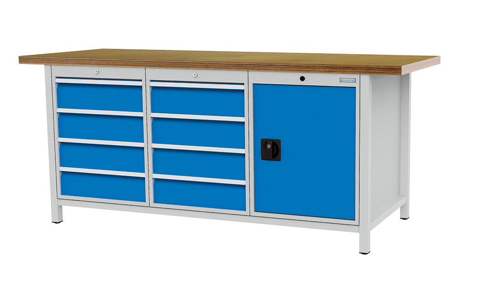 C+P Werkbank met kast