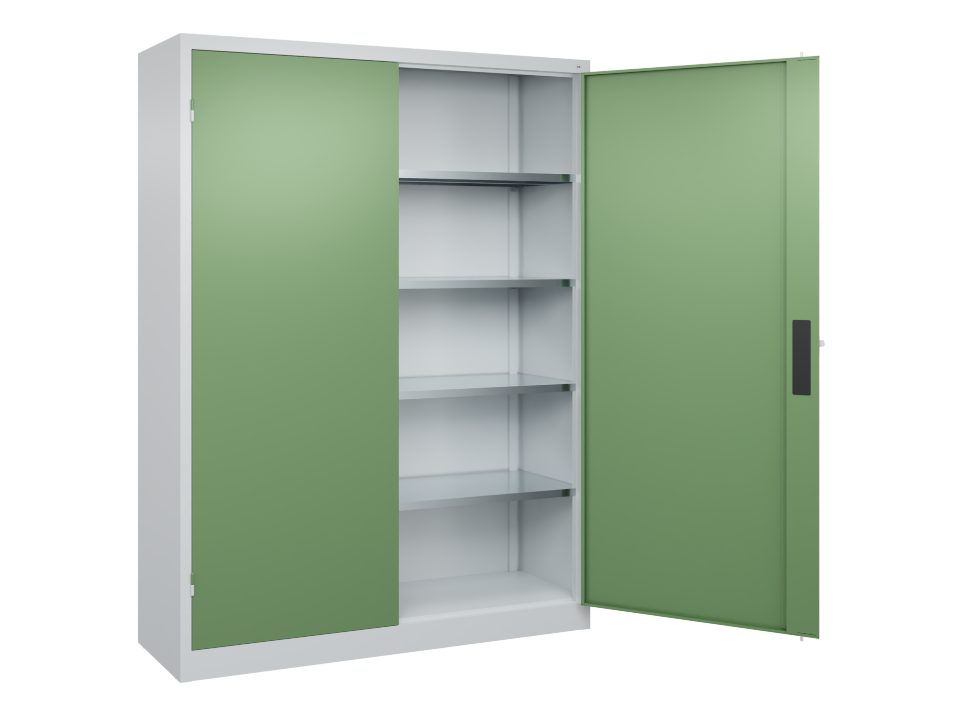 C+P Schwerlastschrank, Acurado, 1950x1500x400mm, 7035/6011