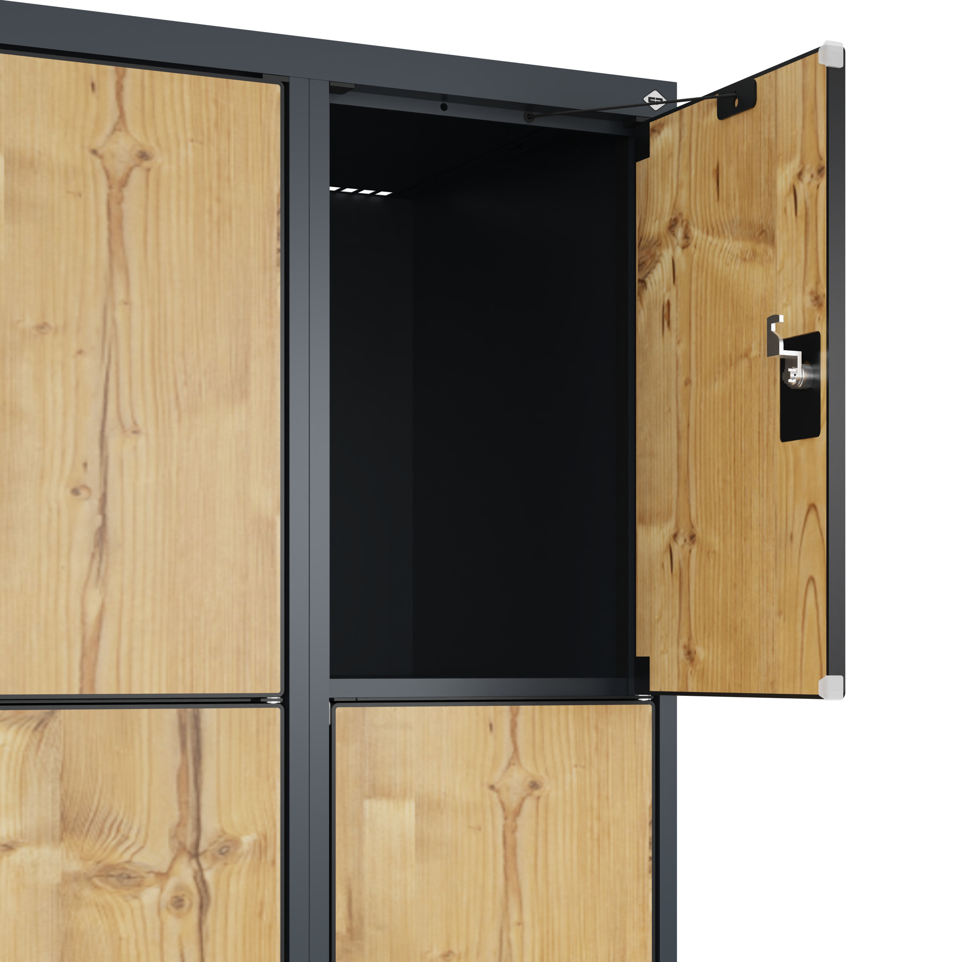 C+P Schlie�fachschrank Evolo PLUS, Sockel, 12 F�cher, 1950x900x500mm