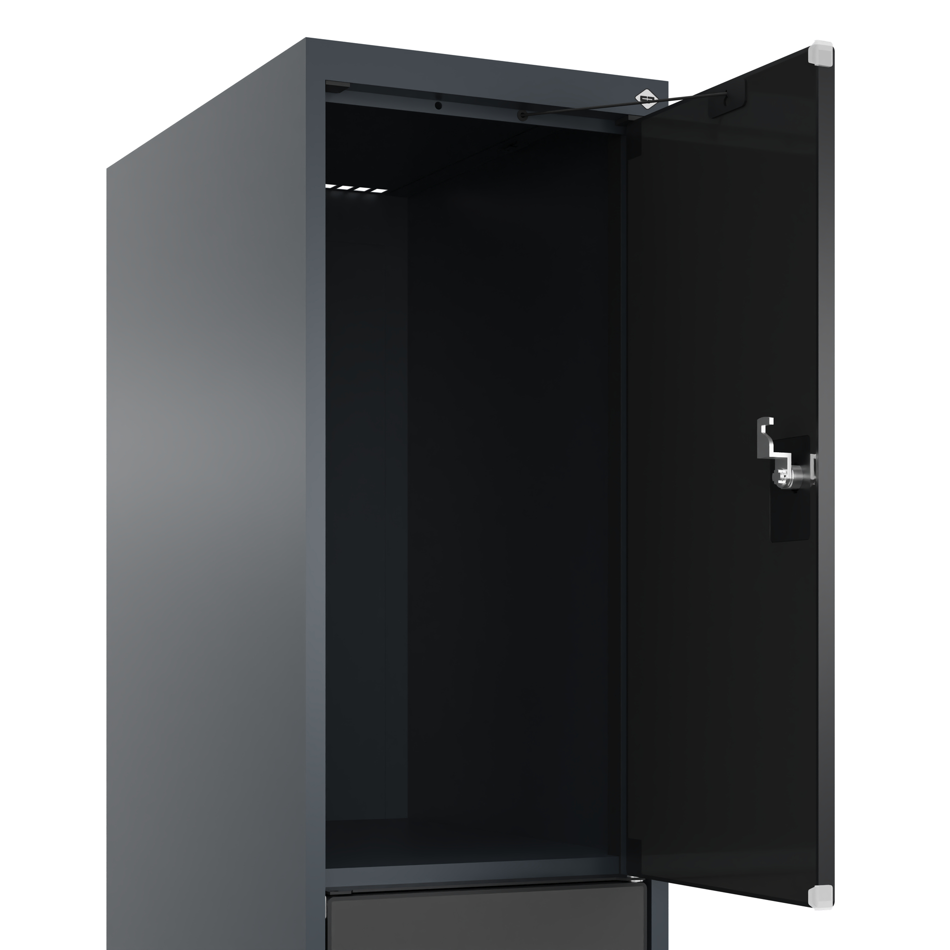 C+P Schlie�fachschrank Evolo PLUS, 3 F�cher, 1850x300x500mm