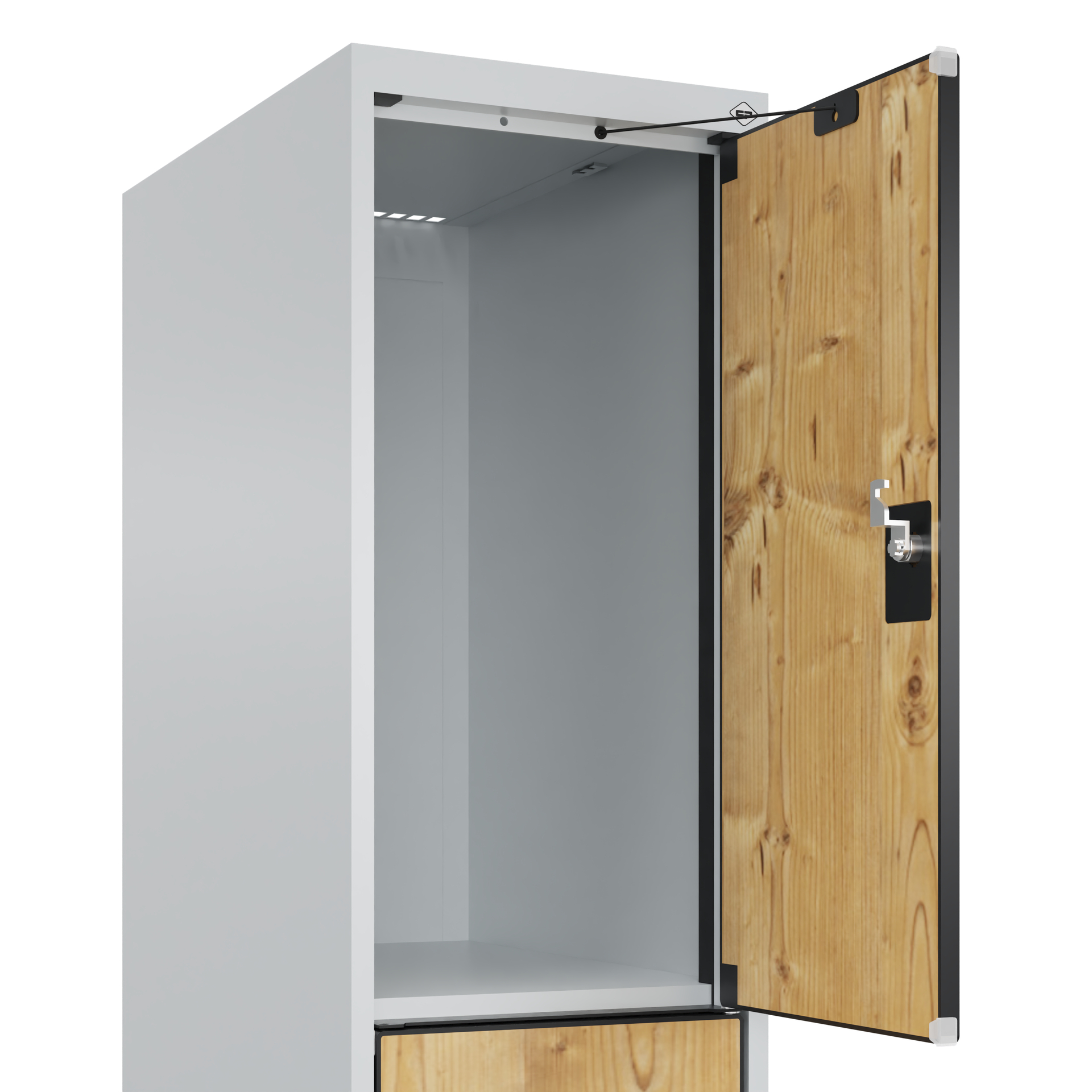 C+P Schlie�fachschrank Evolo PLUS, 3 F�cher, 1850x300x500mm