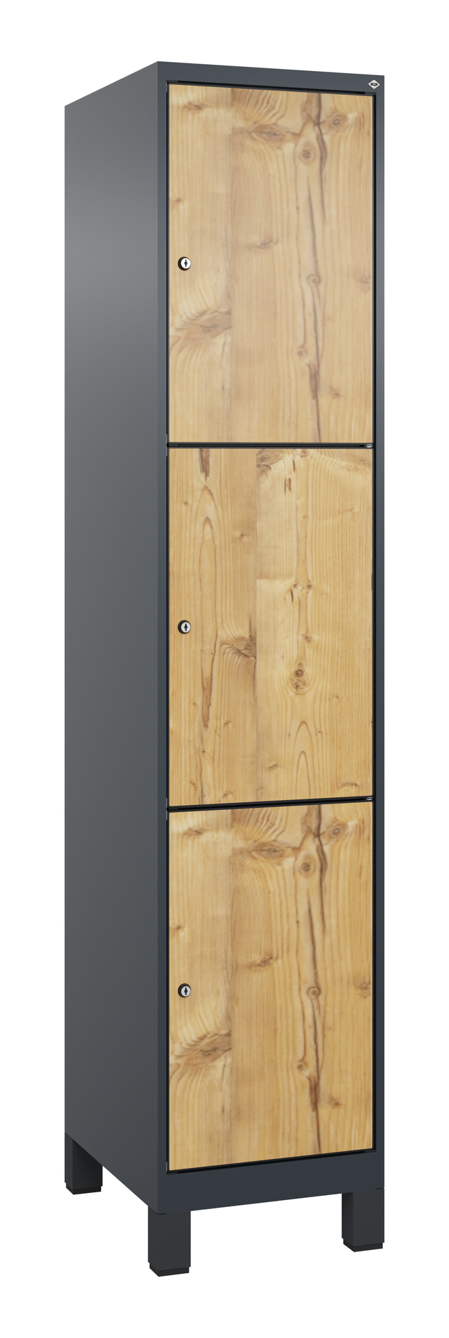 C+P Schlie�fachschrank Evolo PLUS, F��e, 3 F�cher, 1950x400x500mm