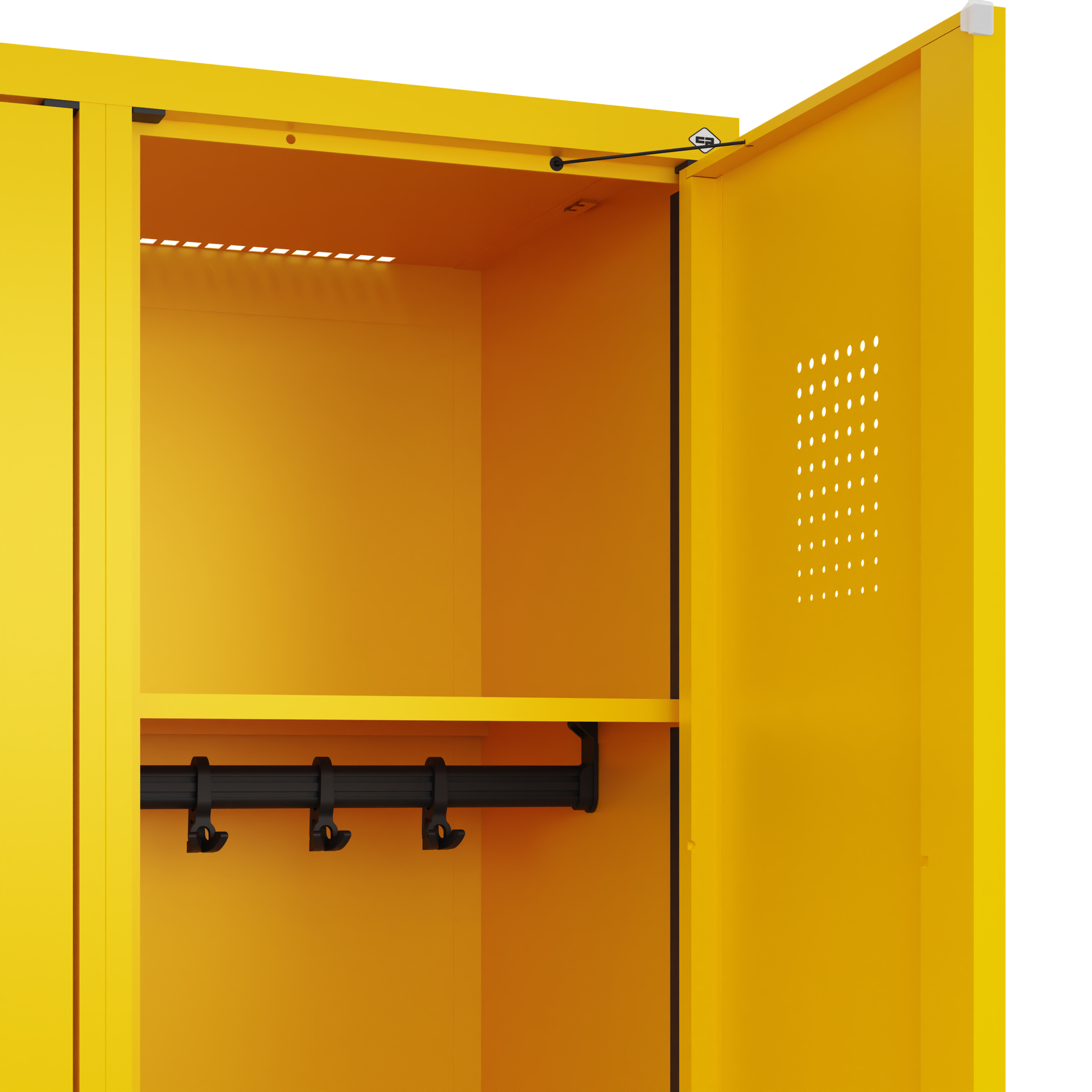 C+P Spind Evolo PLUS, Bank, 2 Abteile, 2120x800x815mm