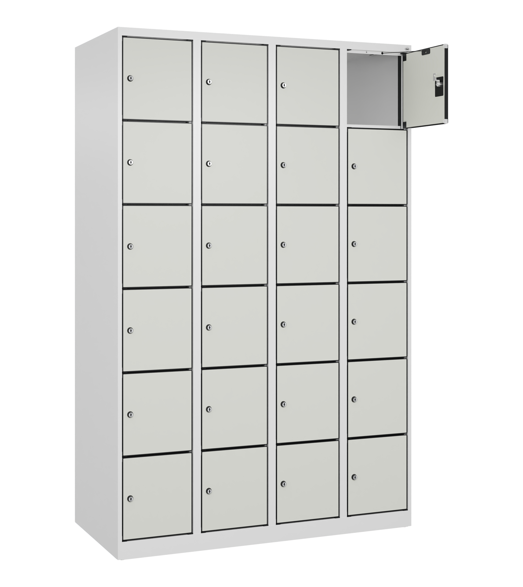 C+P Schlie�fachschrank Evolo PLUS, 24 F�cher, 1850x1200x500mm