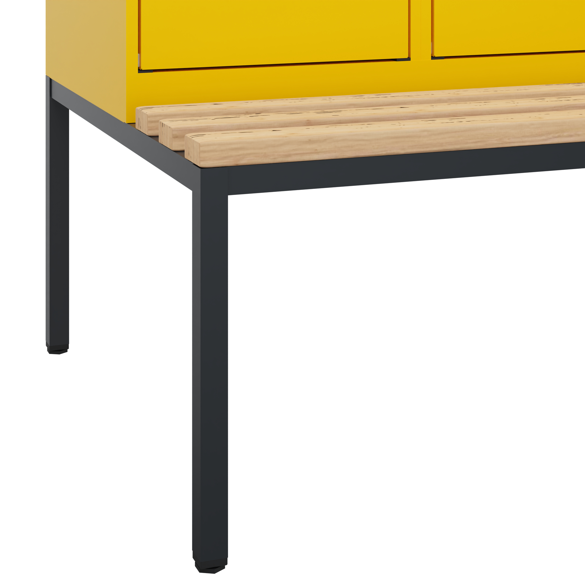 C+P Doppelstock-Spind Evolo PLUS, Bank, 2 Fächer, 