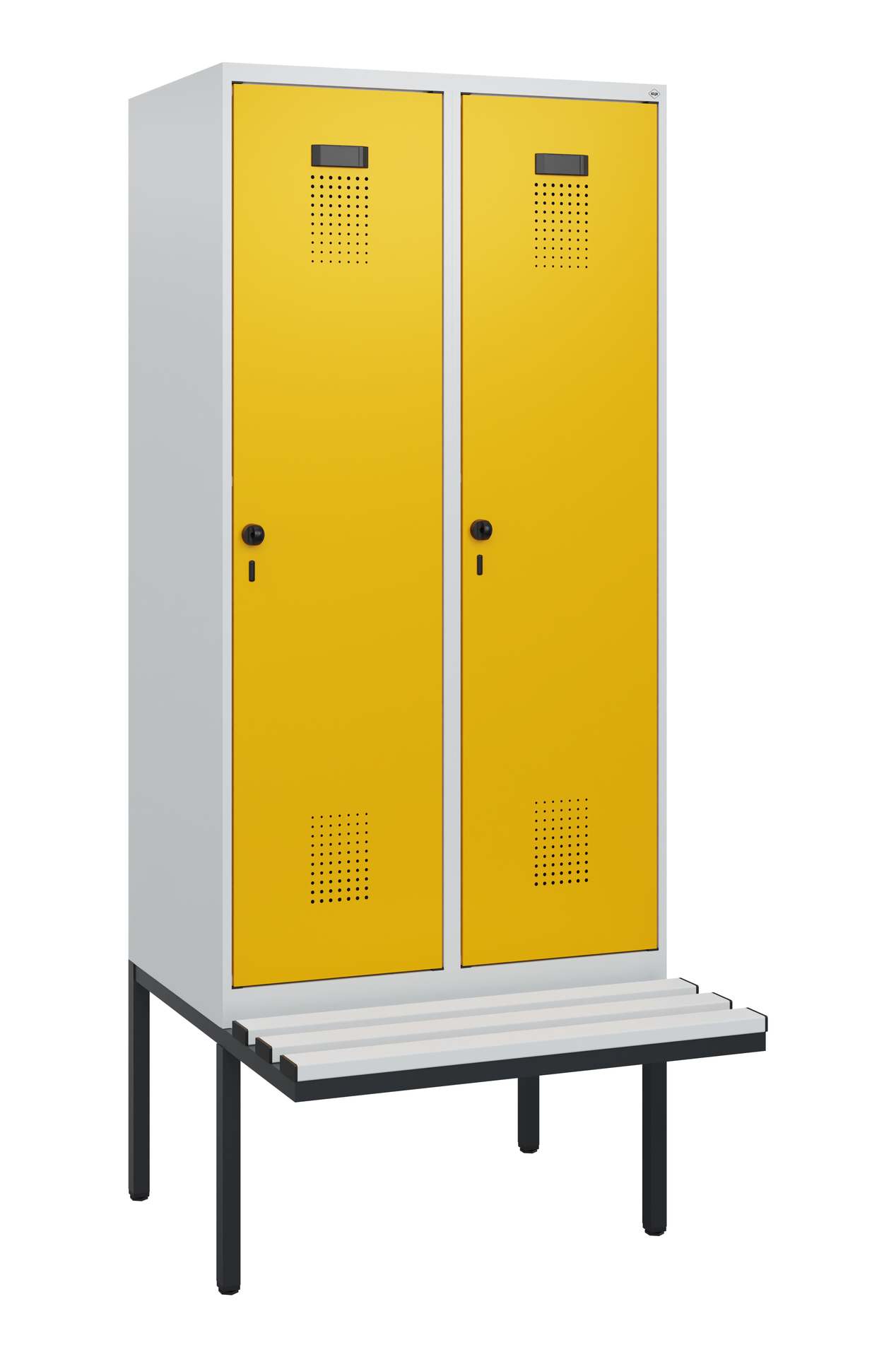 C+P Spind Evolo PLUS, Bank, 2 Abteile, 1950x800x81