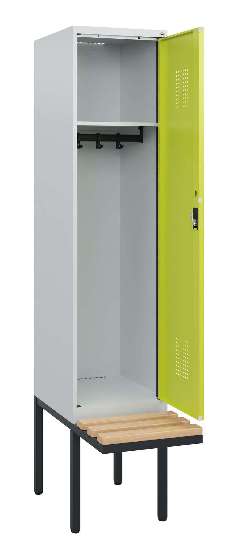 C+P Spind Evolo PLUS, Bank, 1 Abteil, 1950x400x815