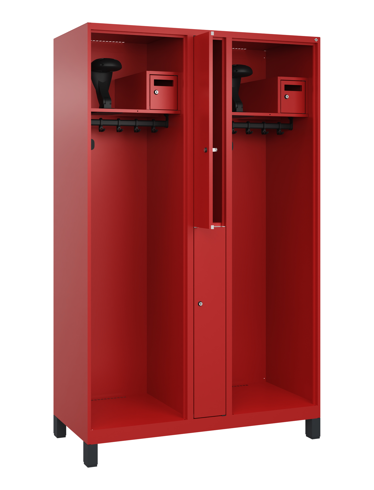 C+P Feuerwehrspind Maxi, 2 Fächer, 1850x1200x500mm