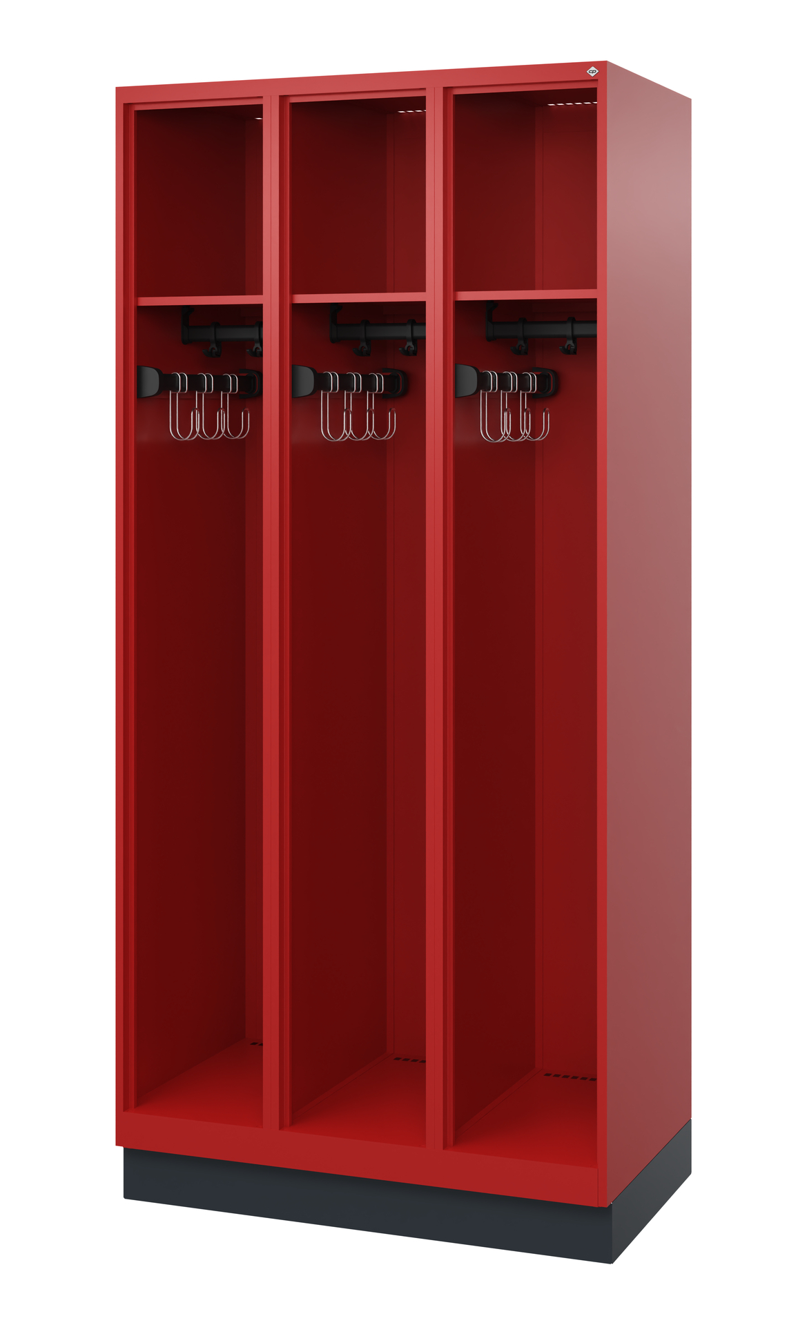C+P Feuerwehrspind Expert, 3 Abteile, 1850x900x500